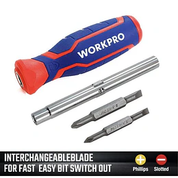 DESTORNILLADOR 6 EN 1 WORKPRO