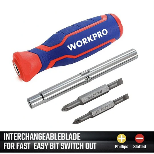 DESTORNILLADOR 6 EN 1 WORKPRO
