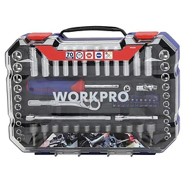 SET CHICHARRA 1/4 70 PCS WORKPRO