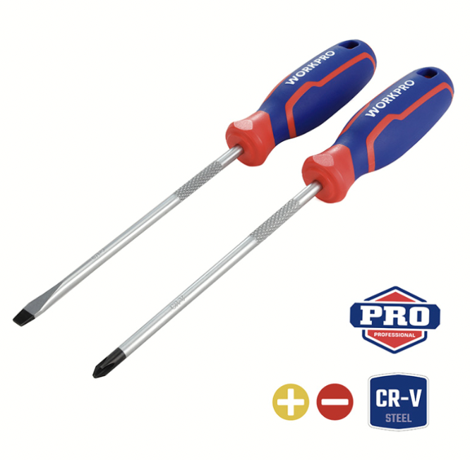 ATORNILLADOR 2 PCS WORKPRO