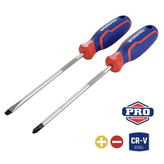 ATORNILLADOR 2 PCS WORKPRO