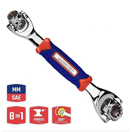 LLAVE MULTIFUNCIONAL 8 EN 1 WORKPRO