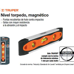 NIVEL TRUPER TORPEDO 10PULG MAGNETICO # NTX-9