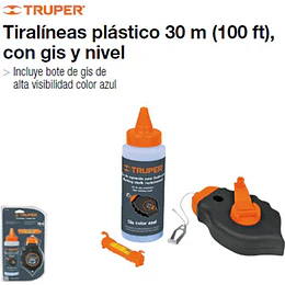 TIZA LINEAS TRUPER PLASTICO 30 MTS  # TL-50