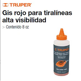 TIZALINEAS ROJO TRUPER