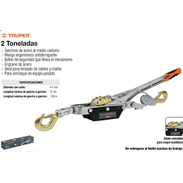 TECLE ARRASTRE TRUPER 2 TON # MAL-2