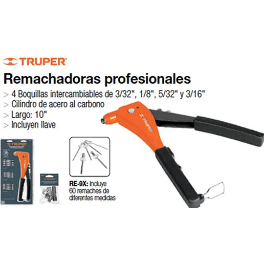 REMACHADORA TRUPER PROFESIONAL 9PULG # RE-9