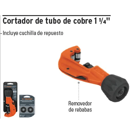 CORTA TUBOS COBRE HASTA 1.1/4 # COT-32 TRUPER