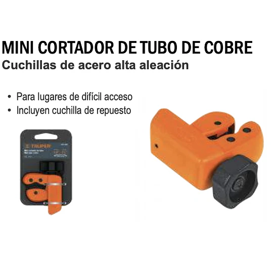 MINI CORTADOR DE TUBO DE COBRE TRUPER