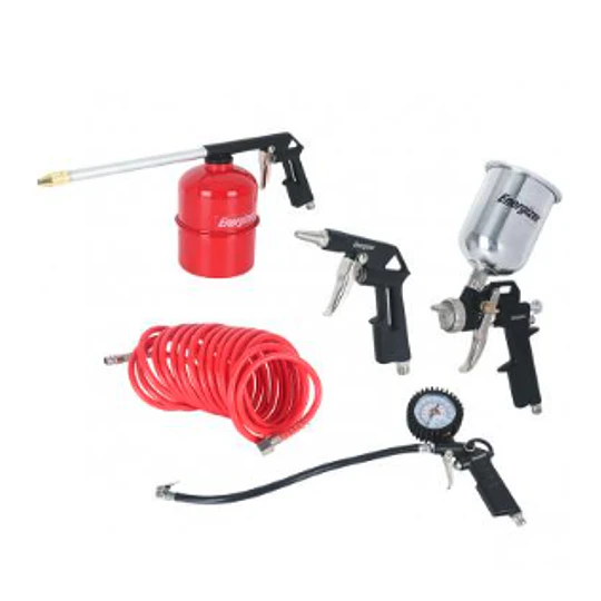 KIT PISTOLA PINTAR 5 PIEZAS K-6 MUZI / ENERGIZER