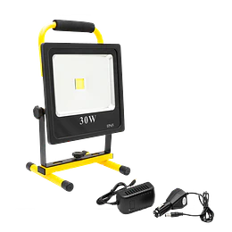 PROYECTOR DE AREA LED RECARGABLE 30W CON SOPORTE DAUMMER
