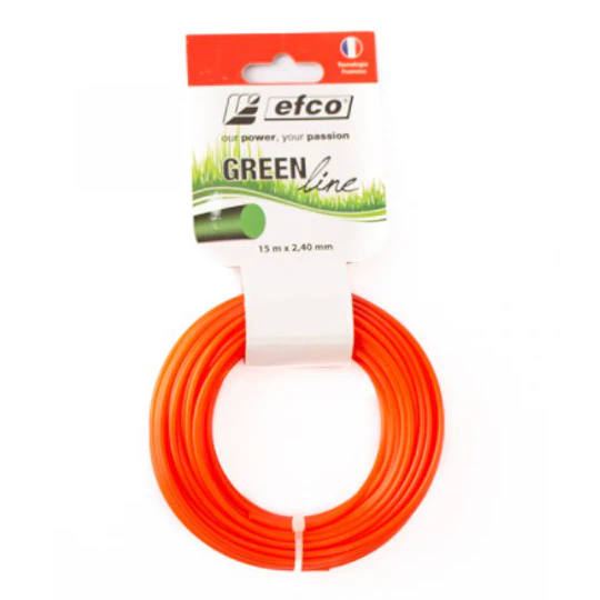 NYLON REDONDO NARANJO 2.4MM 15MTS EFCO