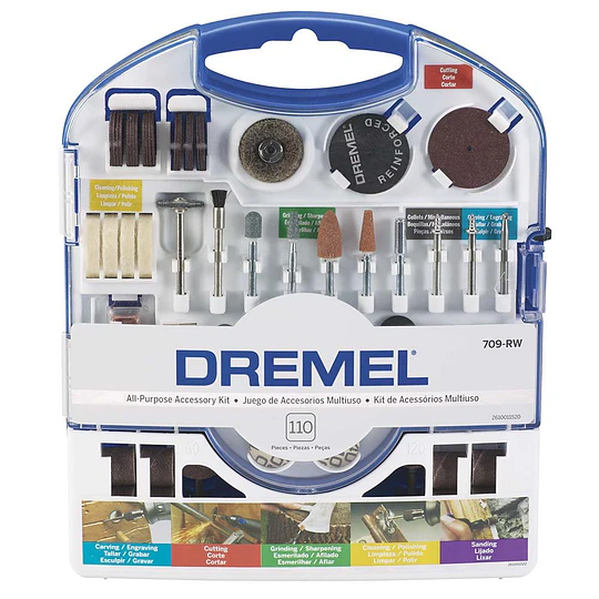 KIT 110 ACCESORIOS DREMEL