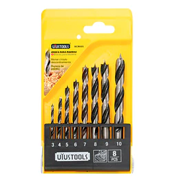 SET 8 UN BROCA MADERA (3-4-5-6-7-8-9-10mm) UYUSTOOLS