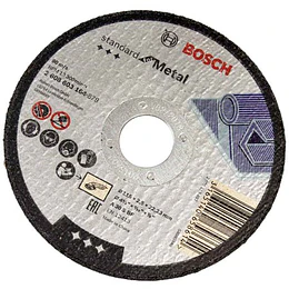 DISCO CORTE RECTO 4 1/2X7/8PULG 2,5MM ESPESOR, GRANO 30 BOSC