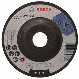 DISCO DESBASTE 4.1/2 X 7/8 X 6mm GRANO 24 BOSCH
