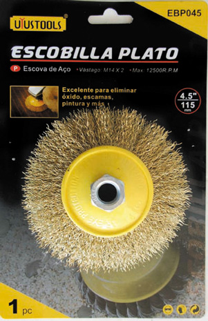 ESCOBILLA PLATO 4.5 UYUSTOOL