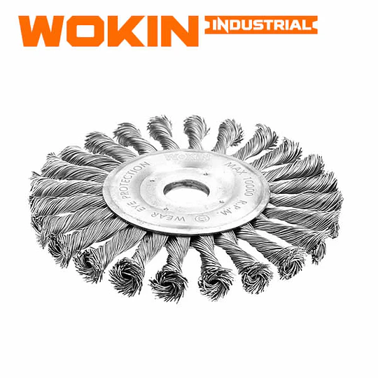 ESCOBILLA CIRCULAR 150MM H.NEGRO WOKIN