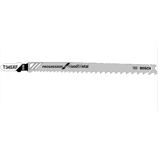 HOJA DE CALAR T345X PROGRESSOR MADERA METAL 3 PZAS