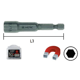 ADAPTADOR MAGNETICO 5/16X65MM HEMIC / UYUSTOOL