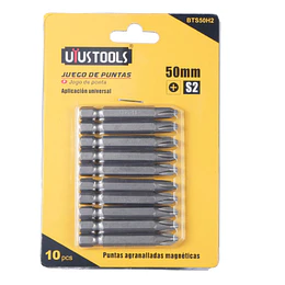 SET 10 PUNTAS PH2 50MM S2 UYUSTOOLS