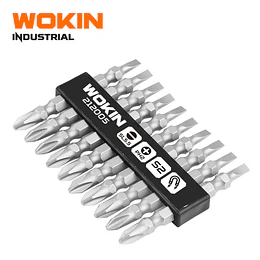 SET PUNTAS 10PCS PH2/SL5.5 65MM WOKIN