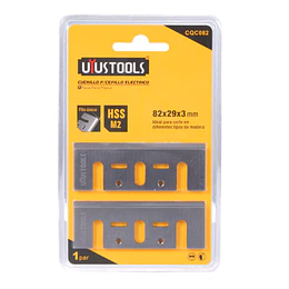 CUCHILLO CEPILLO SET ELECTRICO 82MM UYUSTOOLS