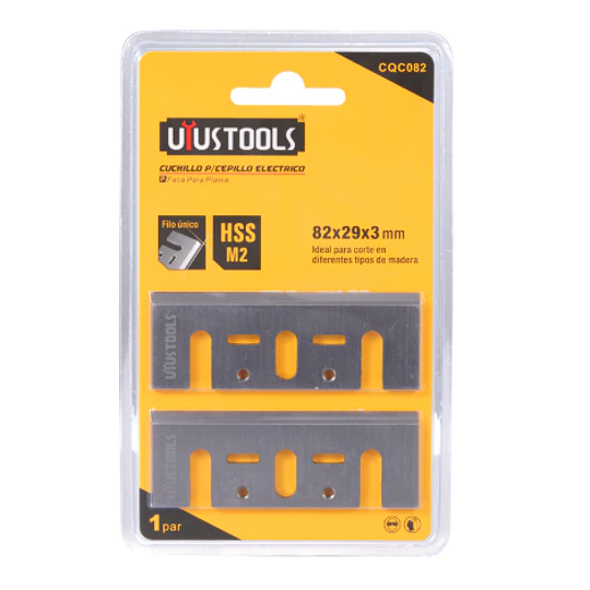 CUCHILLO CEPILLO SET ELECTRICO 82MM UYUSTOOLS