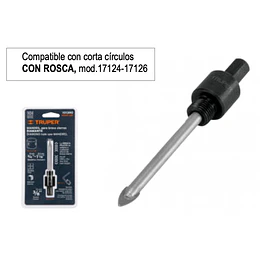 MANDRIL P/COPA DIAMANTADO 3/8 TRUPER