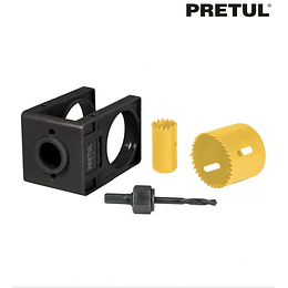 JUEGO 4 PIEZAS PARA INSTALAR CERRADURAS KIT-4P PRETUL