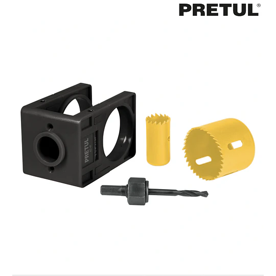 JUEGO 4 PIEZAS PARA INSTALAR CERRADURAS KIT-4P PRETUL