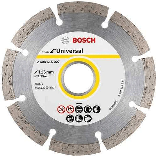 DISCO DIAMANTADO ECO SEGMENTADO UNIVERSAL 230MM BOSCH