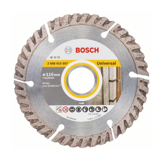 DISCO DIAMANTADO STANDAR UNIVERSAL 115MM BOSCH