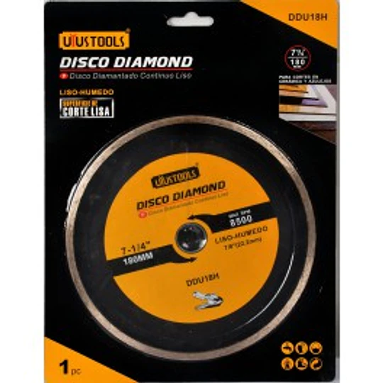 DISCO DIAM 180 LISO-H UYUSTOOLS