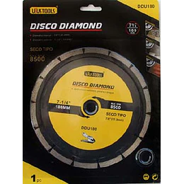 DISCO DIAMANTADO SECO SEGMENTADO 71/4 UYUSTOOLS