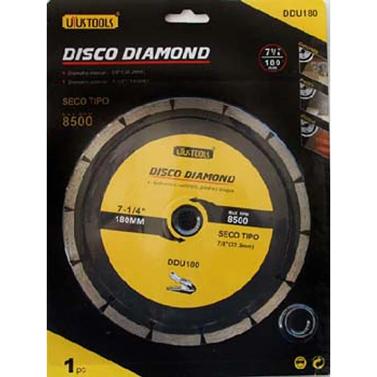DISCO DIAMANTADO SECO SEGMENTADO 71/4 UYUSTOOLS