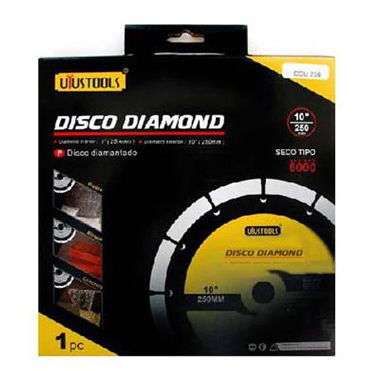 DISCO DIAMOND 250 SECO SEGMENTADO UYUSTOOLS