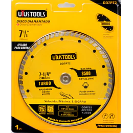 DISCO DIAMOND PROFESIONAL 7(180MM) TURBO UYUSTOOLS