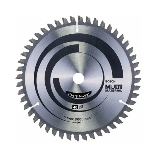 DISCO SIERRA CIRCULAR 71/4 40T B5/8 MULTIMATERIAL BOSCH