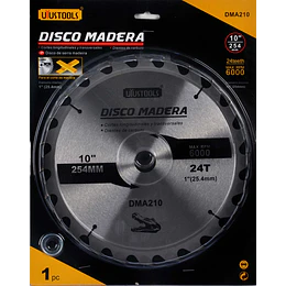 DISCO SIERRA MADERA CIRCULAR 10 X 24D UYUSTOOLS