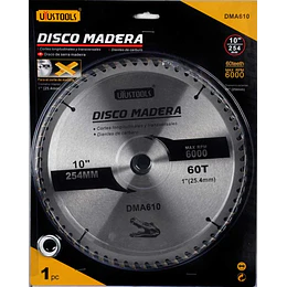 DISCO SIERRA MADERA CIRCULAR 10 X 60D UYUSTOOLS