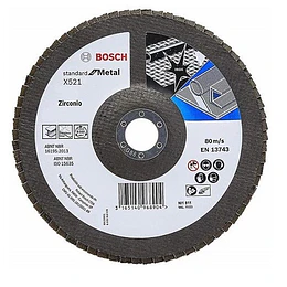 DISCO FLAP ECO FOR INOX/METAL 115MM GR80 BOSCH