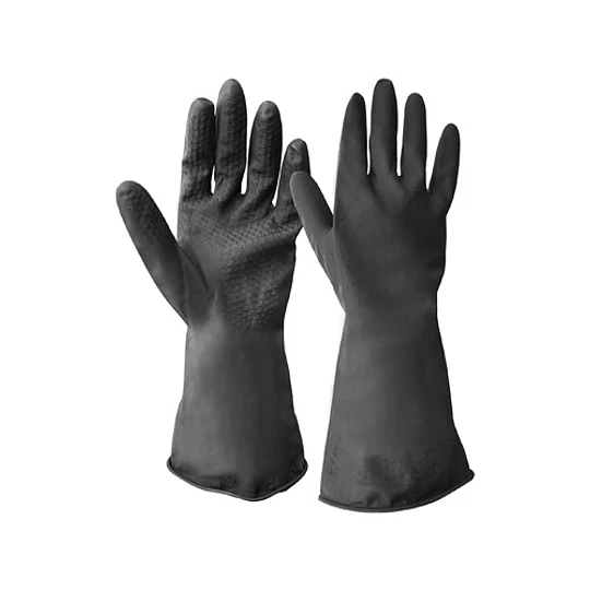 GUANTE LATEX INDUSTRIAL NEGRO N9 FG SAFETY