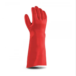 GUANTE PVC 18 ROJO FG SAFETY