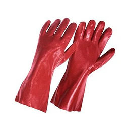 GUANTE PVC ROJO 14 FG SAFETY