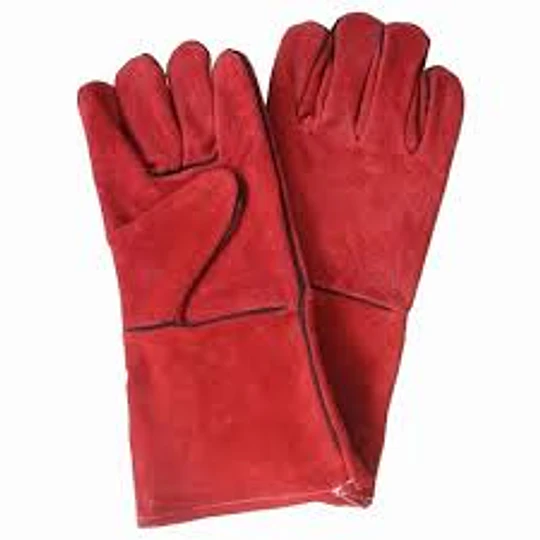GUANTE SOLDADOR ROJO FG SAFETY