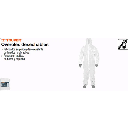 OVEROL DESECHABLE XL