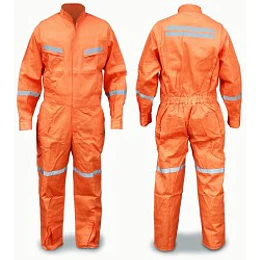 OVEROL POPLIN NARANJO XL