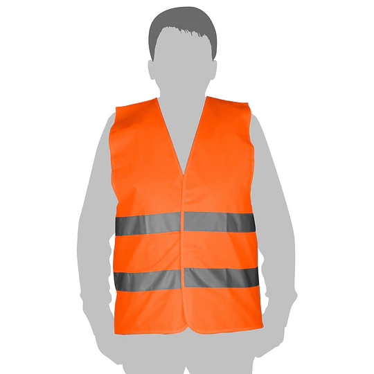 CHALECO REFLECTANTE NARANJA XL WOKIN