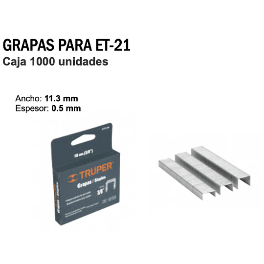 GRAPAS 3/8 PARA ET-21 TRUPER